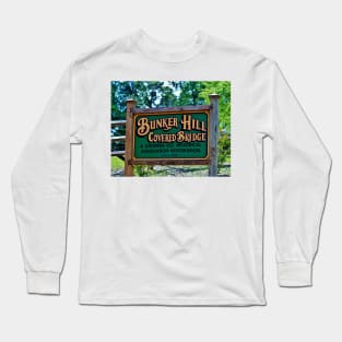 Sign At Connor Park Long Sleeve T-Shirt